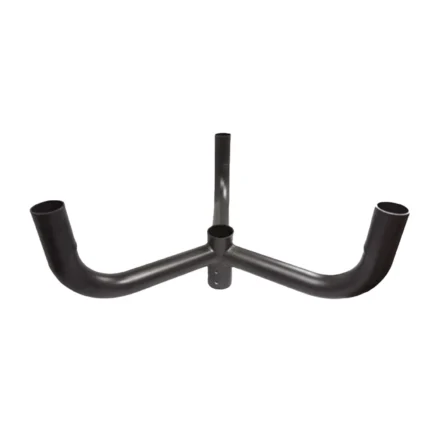 Triple Bullhorn Tenon for 3 fixtures-120 Degree Round | BH3N3H-2